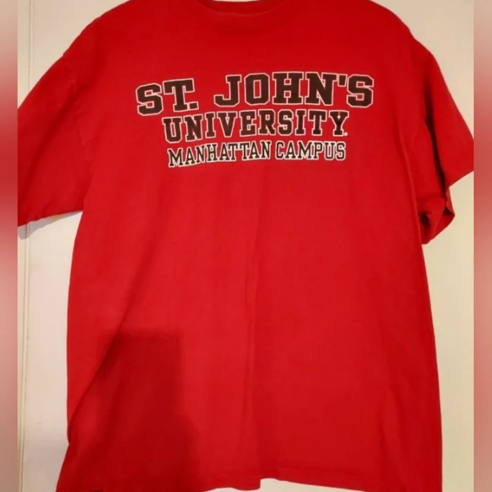 SJU St. Johns University Manhattan Campus Blokecore Red College Big East Lg